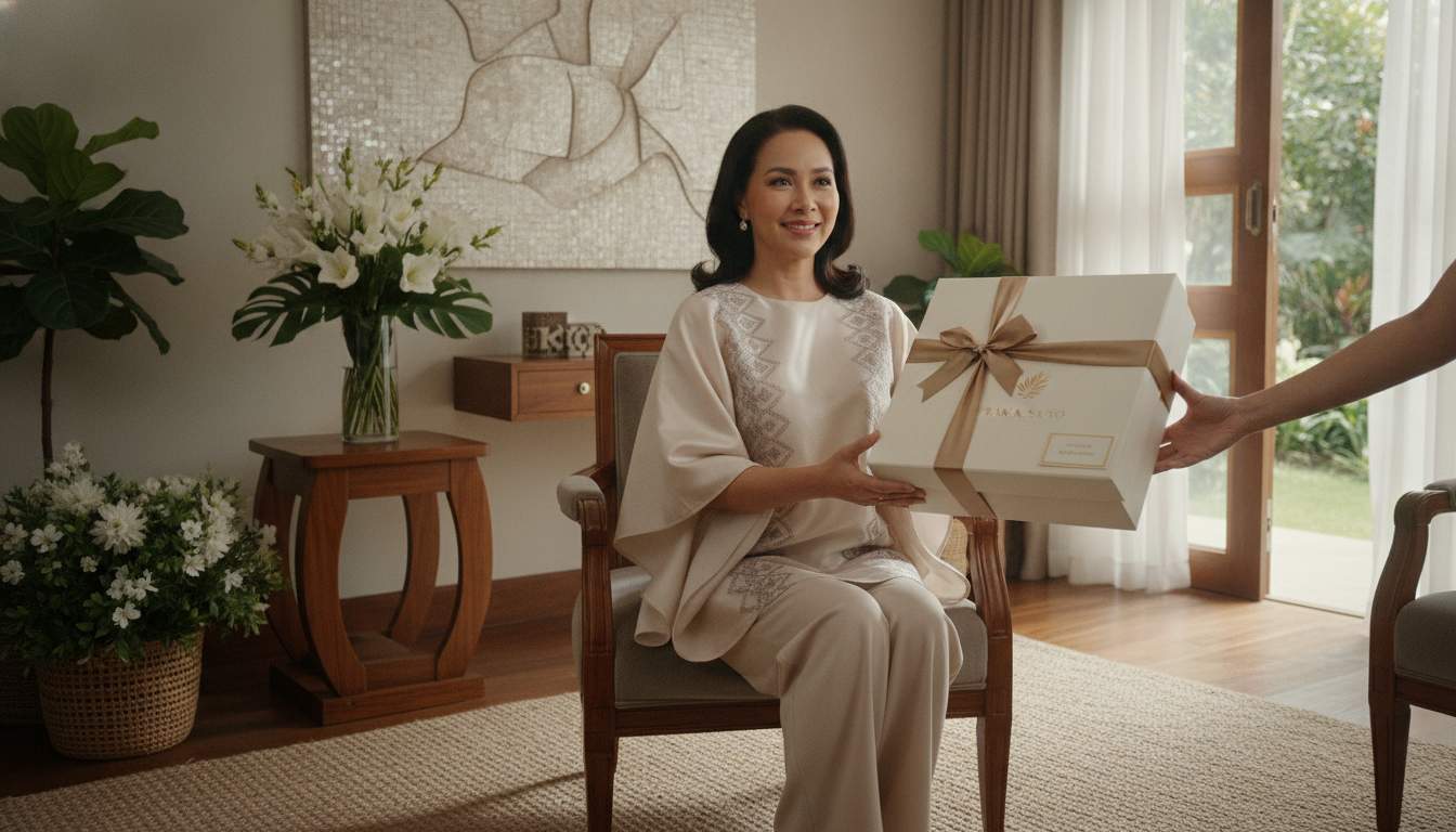 Filipina enjoying VIP casino benefits